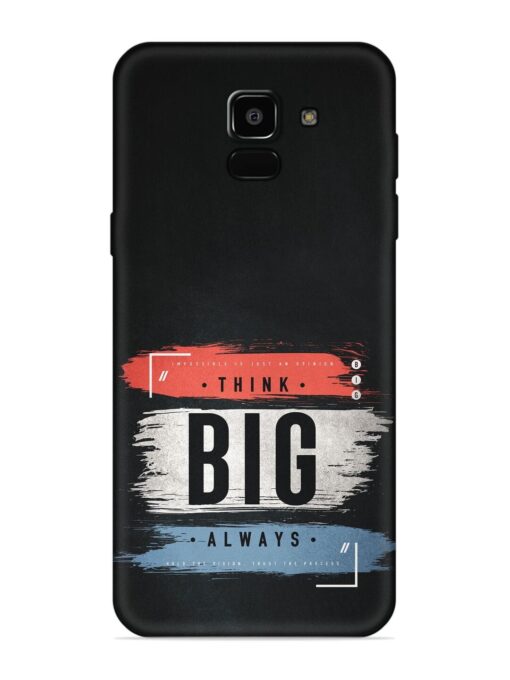 Think Big Always Embossed Soft Silicone Case for Samsung Galaxy A5 (2018) Zapvi