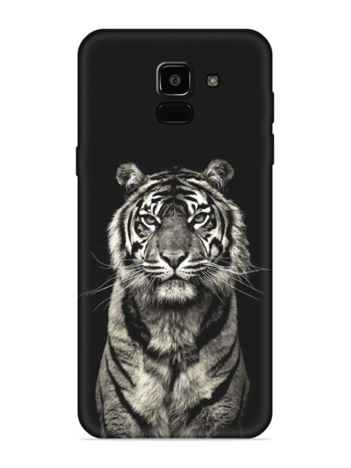 Tiger Art Embossed Soft Silicone Case for Samsung Galaxy A5 (2018) Zapvi