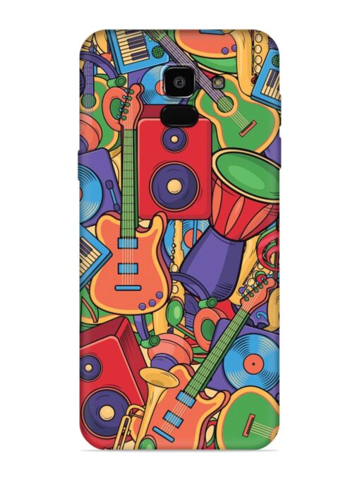 Colorful Music Art Embossed Soft Silicone Case for Samsung Galaxy A5 (2018) Zapvi