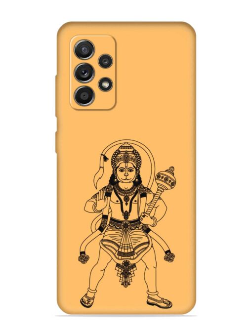 Indian God Hanuman Embossed Soft Silicone Case for Samsung Galaxy A52S (5G) Zapvi