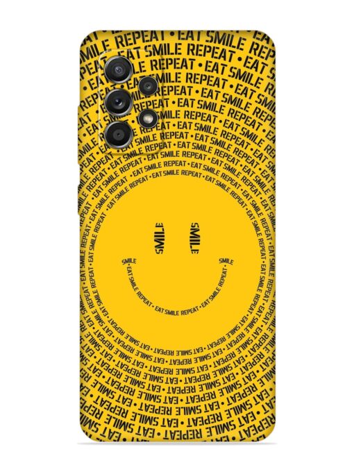 Smiley Embossed Soft Silicone Case for Samsung Galaxy A52S (5G) Zapvi