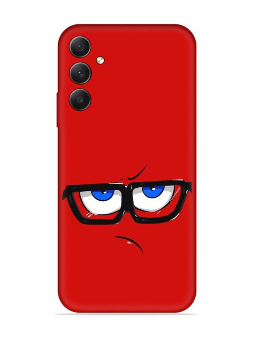 Rad Angry Face Embossed Soft Silicone Case for Samsung Galaxy A54 (5G)