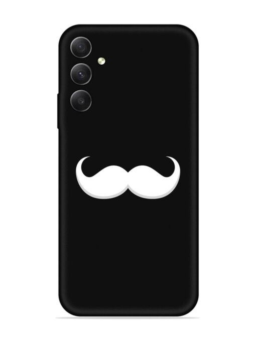 Mustache Vector Embossed Soft Silicone Case for Samsung Galaxy A54 (5G)