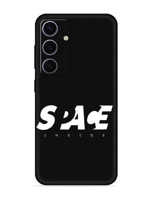 Space Typography Art Embossed Soft Silicone Case for Samsung Galaxy A55 (5G) Zapvi