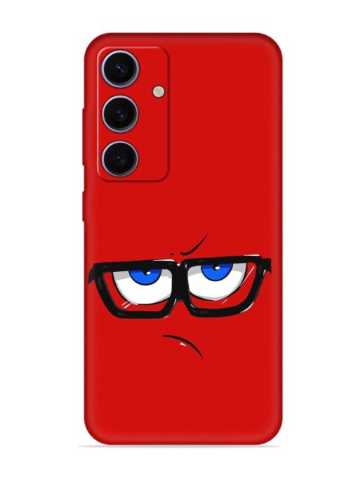 Rad Angry Face Embossed Soft Silicone Case for Samsung Galaxy A55 (5G)