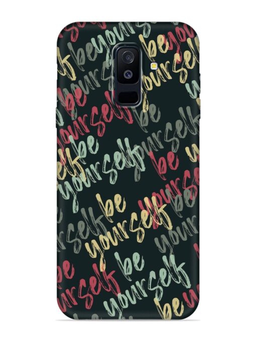 Yourself Seamless Embossed Soft Silicone Case for Samsung Galaxy A6 Plus Zapvi