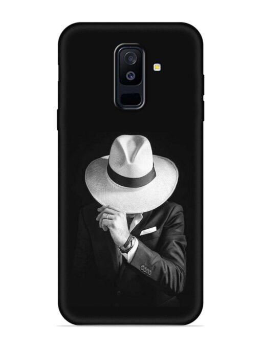 Men Under Hat Embossed Soft Silicone Case for Samsung Galaxy A6 Plus Zapvi