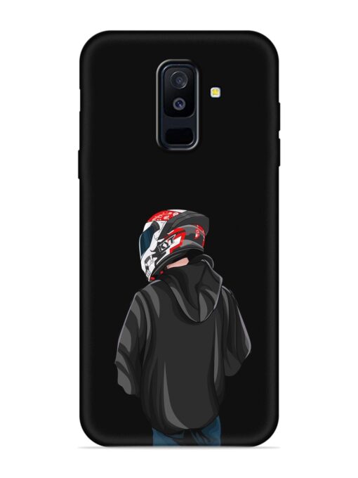 Motorcycle Rider Embossed Soft Silicone Case for Samsung Galaxy A6 Plus Zapvi