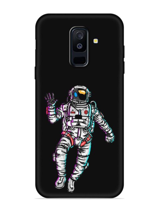 Spaceman Embossed Soft Silicone Case for Samsung Galaxy A6 Plus Zapvi