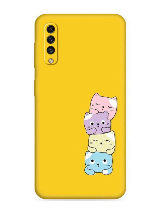 Cartoon Anime Embossed Soft Silicone Case for Samsung Galaxy A70