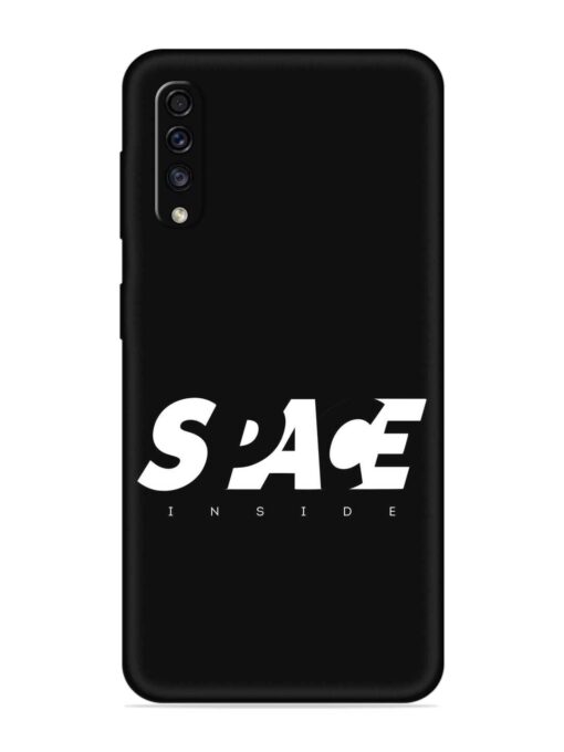 Space Typography Art Embossed Soft Silicone Case for Samsung Galaxy A70 Zapvi