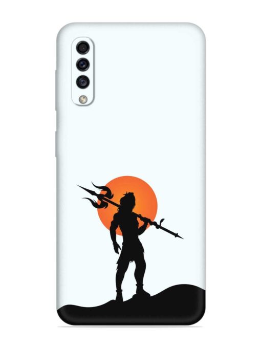 Lord Mahadev Trendy Embossed Soft Silicone Case for Samsung Galaxy A70