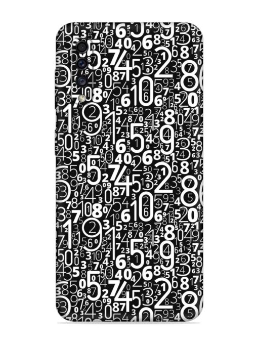 Many Numbers Different Embossed Soft Silicone Case for Samsung Galaxy A70 Zapvi