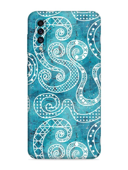 Vintage Curved Seamless Embossed Soft Silicone Case for Samsung Galaxy A70