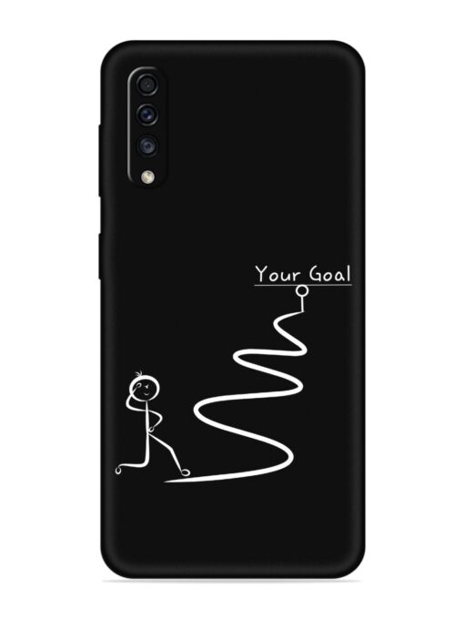 Your Goal Embossed Soft Silicone Case for Samsung Galaxy A70 Zapvi