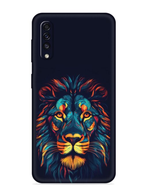 Colorful Lion Embossed Soft Silicone Case for Samsung Galaxy A70 Zapvi