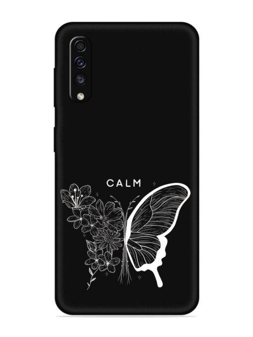 Calm Embossed Soft Silicone Case for Samsung Galaxy A70 Zapvi