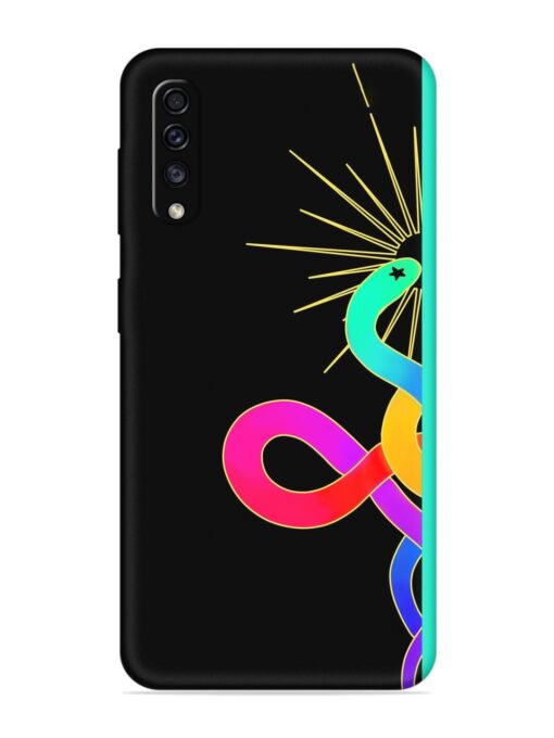 Art Geometric Abstraction Embossed Soft Silicone Case for Samsung Galaxy A70 Zapvi