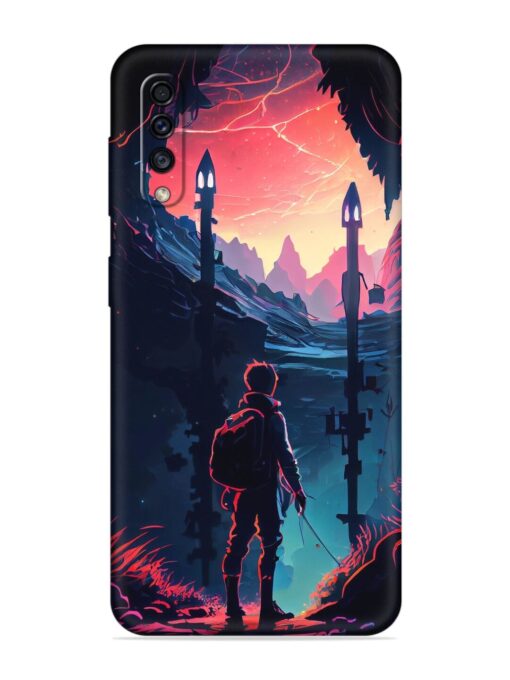 Cgs Artwork Embossed Soft Silicone Case for Samsung Galaxy A70 Zapvi