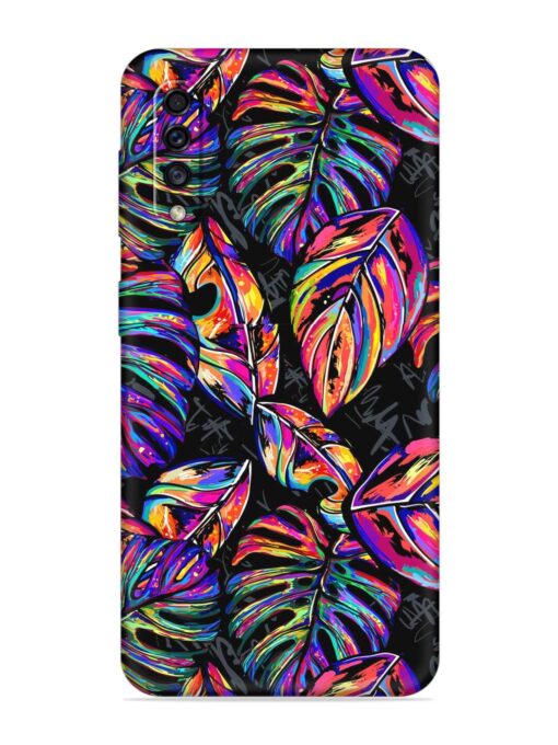 Tropical Seamless Vector Embossed Soft Silicone Case for Samsung Galaxy A70S Zapvi