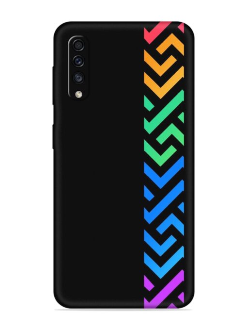 Colorshape Stripes Embossed Soft Silicone Case for Samsung Galaxy A70S