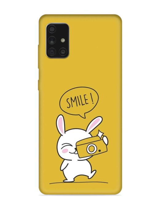 Hey Smile Please Embossed Soft Silicone Case for Samsung Galaxy A71