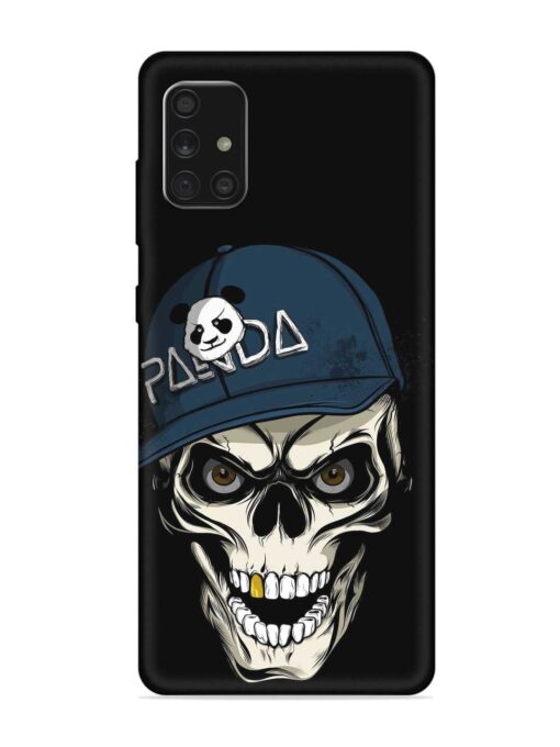 Panda Skull Embossed Soft Silicone Case for Samsung Galaxy A71