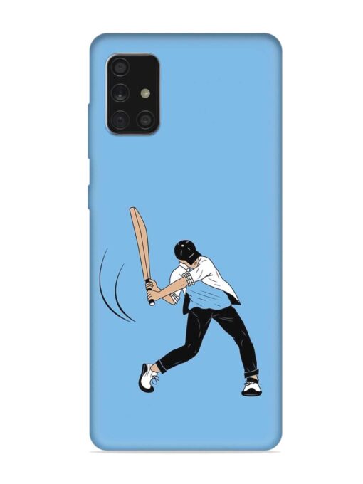 Cricket Gully Boy Embossed Soft Silicone Case for Samsung Galaxy A71 Zapvi