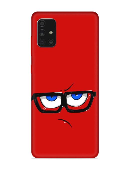 Rad Angry Face Embossed Soft Silicone Case for Samsung Galaxy A71 Zapvi