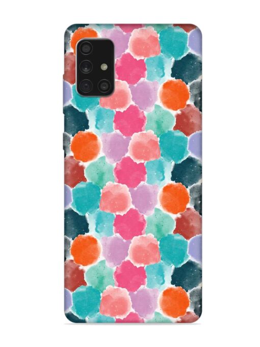 Colorful Seamless Pattern Embossed Soft Silicone Case for Samsung Galaxy A71