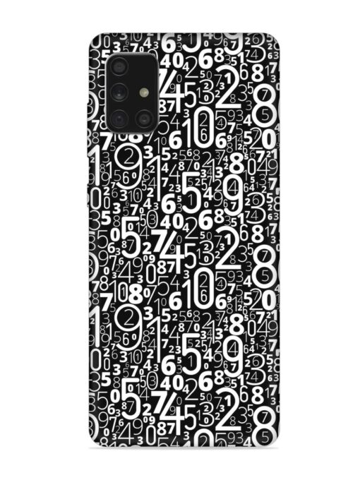 Many Numbers Different Embossed Soft Silicone Case for Samsung Galaxy A71 Zapvi