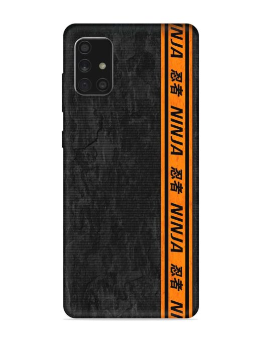 Ninja Srtips Embossed Soft Silicone Case for Samsung Galaxy A71