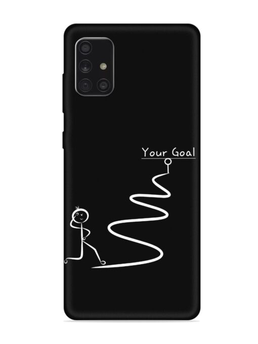 Your Goal Embossed Soft Silicone Case for Samsung Galaxy A71