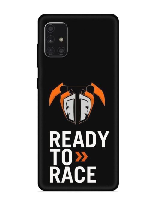 Ready To Race Embossed Soft Silicone Case for Samsung Galaxy A71 Zapvi