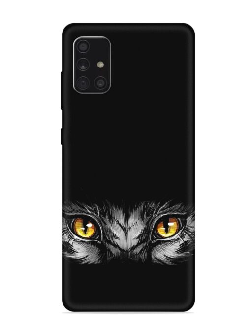 Scary Eye Embossed Soft Silicone Case for Samsung Galaxy A71