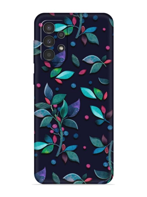 Decorative Watercolor Flower Embossed Soft Silicone Case for Samsung Galaxy A72