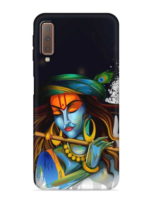 Krishna Art Embossed Soft Silicone Case for Samsung Galaxy A7 (2018) Zapvi