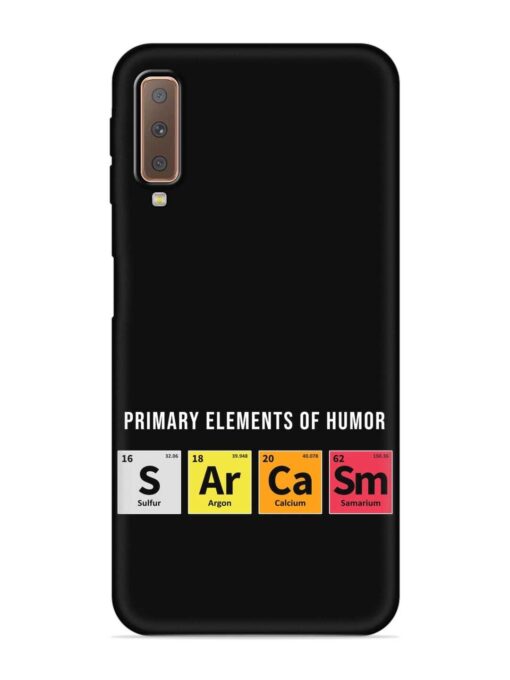 Primary Elements Humor Embossed Soft Silicone Case for Samsung Galaxy A7 (2018)