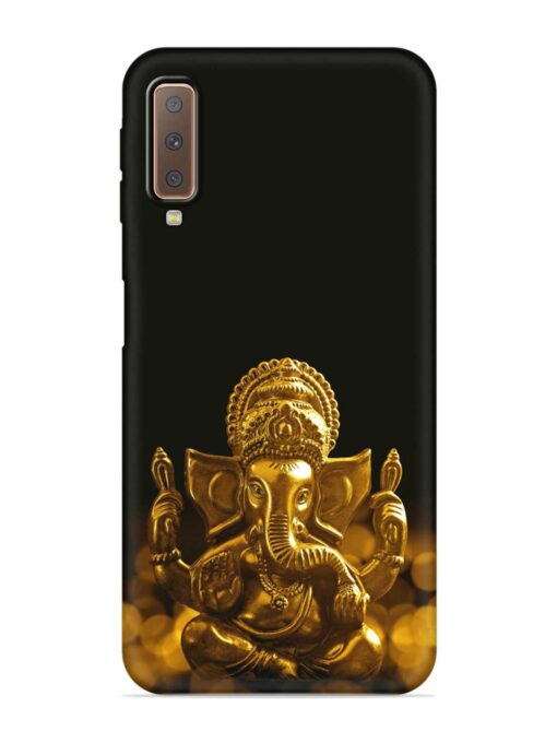 Lord Ganesha Indian Festival Embossed Soft Silicone Case for Samsung Galaxy A7 (2018) Zapvi