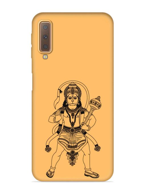 Indian God Hanuman Embossed Soft Silicone Case for Samsung Galaxy A7 (2018) Zapvi