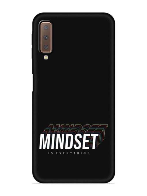 Mindset Everything Slogan Embossed Soft Silicone Case for Samsung Galaxy A7 (2018)