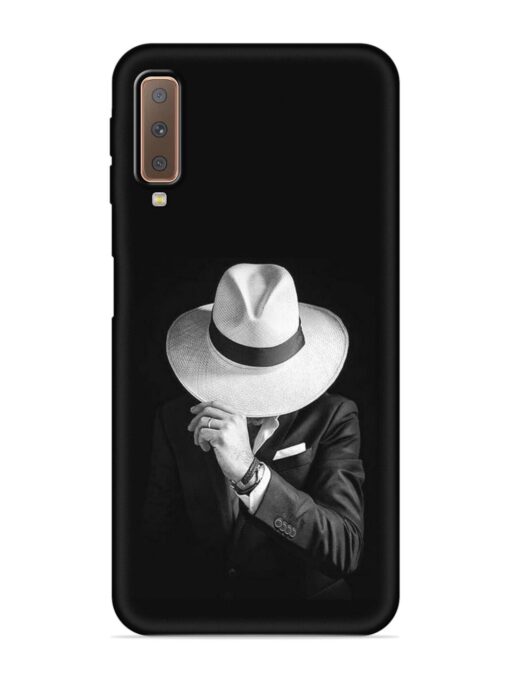 Men Under Hat Embossed Soft Silicone Case for Samsung Galaxy A7 (2018) Zapvi