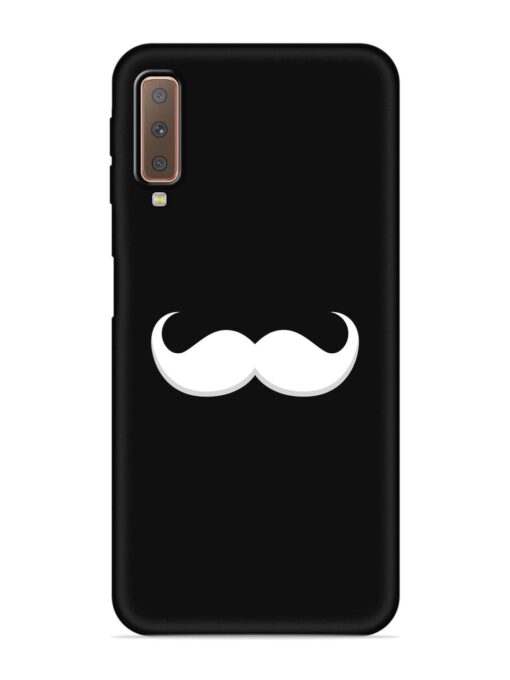 Mustache Vector Embossed Soft Silicone Case for Samsung Galaxy A7 (2018)