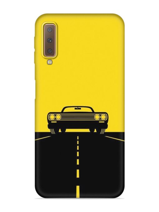 Classic Car Embossed Soft Silicone Case for Samsung Galaxy A7 (2018) Zapvi