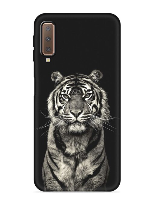 Tiger Art Embossed Soft Silicone Case for Samsung Galaxy A7 (2018) Zapvi