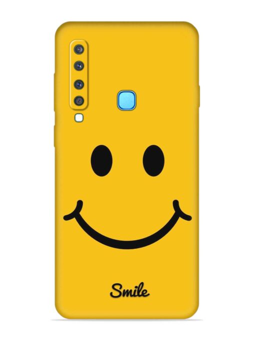 Yellow Smiley Embossed Soft Silicone Case for Samsung Galaxy A9 (2018) Zapvi