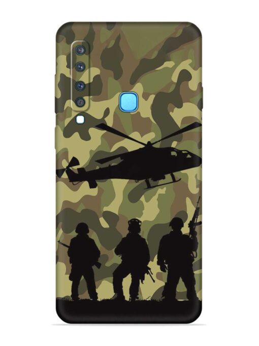 Army Heros Embossed Soft Silicone Case for Samsung Galaxy A9 (2018) Zapvi