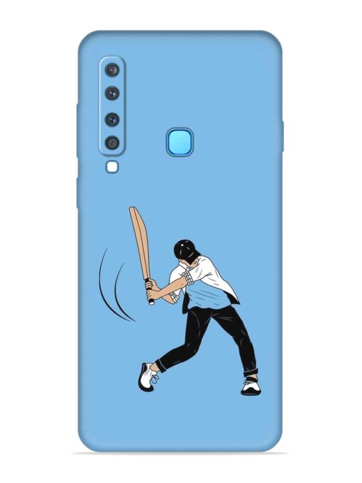 Cricket Gully Boy Embossed Soft Silicone Case for Samsung Galaxy A9 (2018) Zapvi