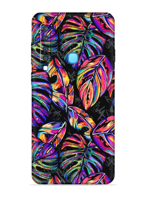 Tropical Seamless Vector Embossed Soft Silicone Case for Samsung Galaxy A9 (2018)