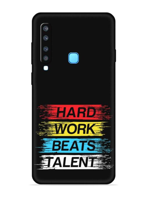 Hard Work Beats Embossed Soft Silicone Case for Samsung Galaxy A9 (2018)